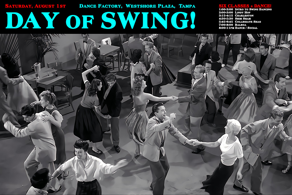 Dance Factory Swing, 1st Saturdays Monthly, at The Dance Factory in Tampa
