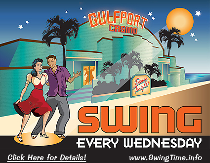 Gulfport Casino Swing Night! Swing Dance Every Wednesday at the Gulfport Casino Ballroom in Tampa Bay Florida