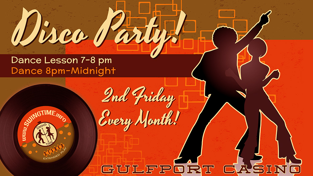 Disco Party, 2nd Fridays Monthly, at Gulfport Casino Ballroom in Tampa Bay FL