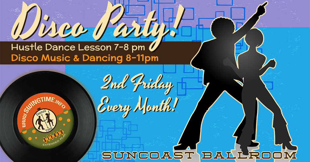 Disco Party, 2nd Fridays Monthly, at Suncoast Ballroom in Tampa Bay FL