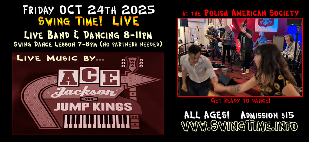 Swing Time! LIVE Music & Dancing 4th Fridays at the Polish American Society in Tampa Bay FL