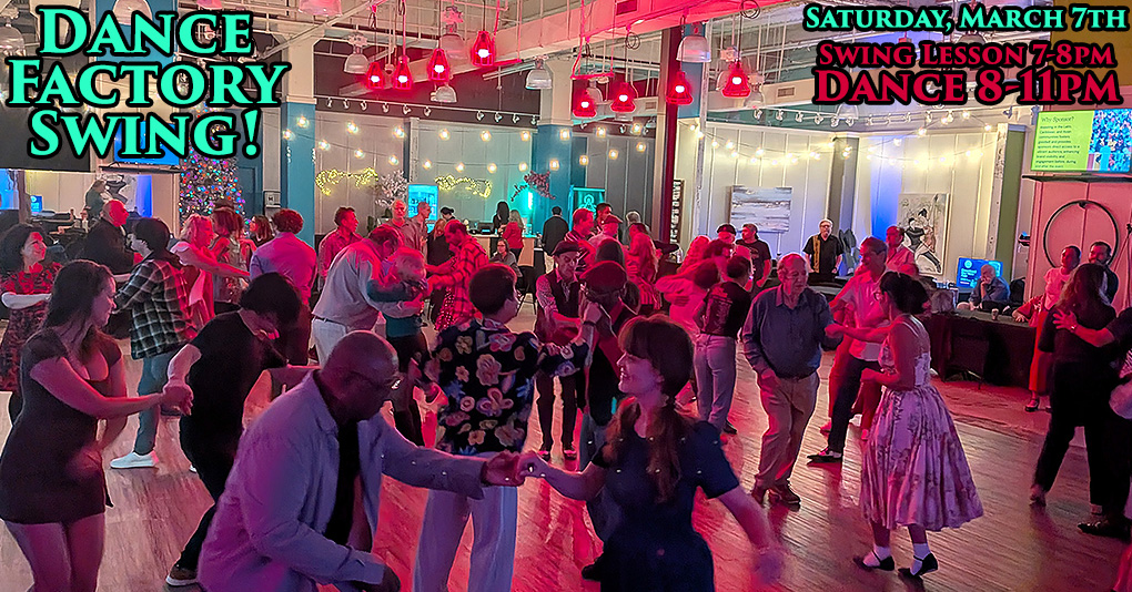 Dance Factory Swing! the First Saturday of Every Month in Tampa Bay Florida